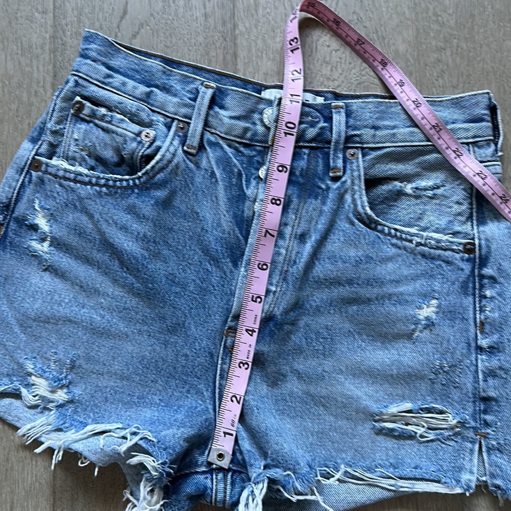 EUC Agolde Jaden shorts in surreal size 24 - Picture 11 of 13